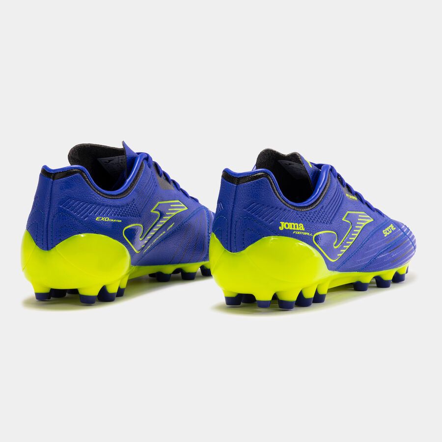 Football boots Score 23 artificial grass royal blue